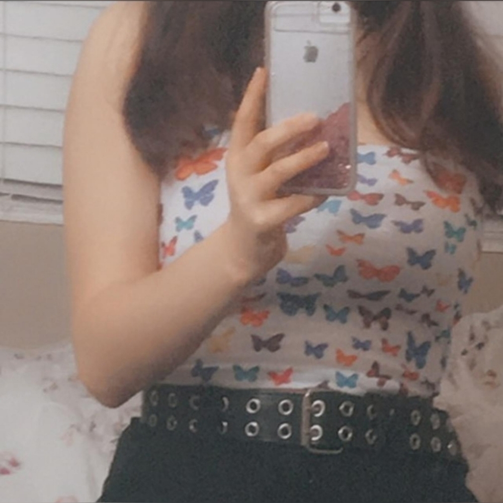Butterfly Tube Top